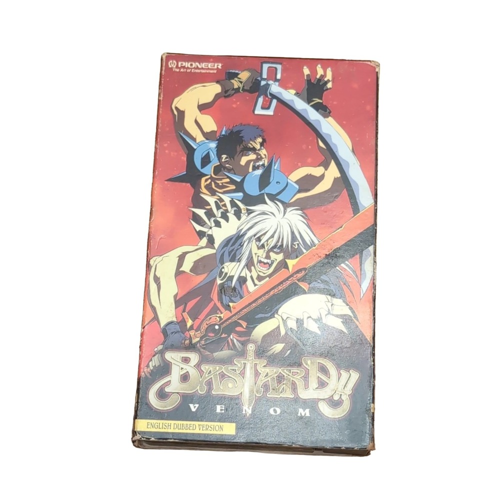 Pioneer Bastard!! Venom PVA-7026D VHS Tape English Dubbed Anime 1998 NTSC